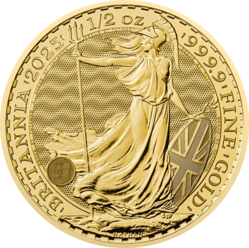 1/2 oz Britannia 2025 Karolis III auksinė moneta (1)