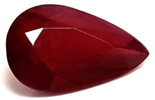 1.51 carat RED Pear Rubinas (1)
