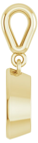 14K Yellow  8x5 mm Pear Pendant Mounting (3)