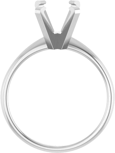 Sužadėtuvių Žiedas „Solitaire“ 585 Baltojo Aukso Emerald 9mm x 7mm (2)