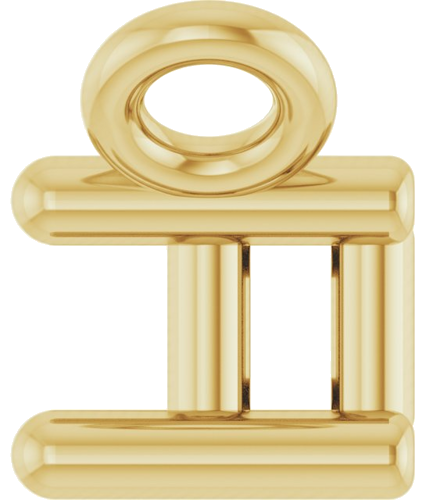 14K Yellow 4x2 mm Straight Baguette Solitaire Necklace Center (3)