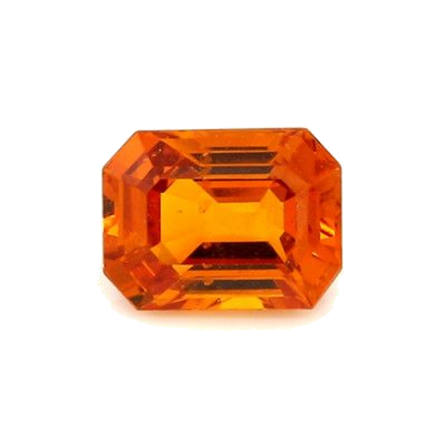 1.8399999999999999 carat ORANGE STEP cut Octagonal Safyras (1)