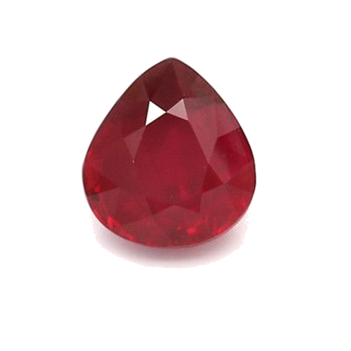 1.6 carat RED BRILLIANTSTEP cut Pear Rubinas (1)
