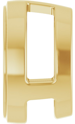 Pakabukas „Round Bezel-Set Slide“ 585 Geltonojo Aukso Round 8mm (3)