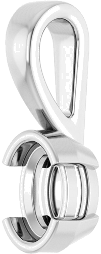 14K White 6x4 mm Oval Pendant Mounting (2)