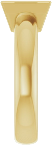 Sužadėtuvių Žiedas „Bezel-Set Solitaire“ 585 Geltonojo Aukso Square 7mm (4)