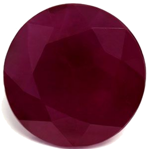 2.24 carat RED Round Rubinas (1)