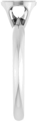 Sužadėtuvių Žiedas „Solitaire“ 585 Baltojo Aukso Round 6.5mm (4)