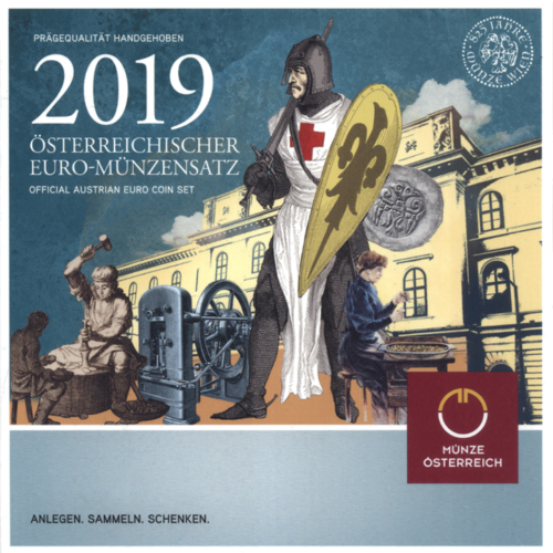 2019 Austrija BU Euro monetų rinkinys (1)