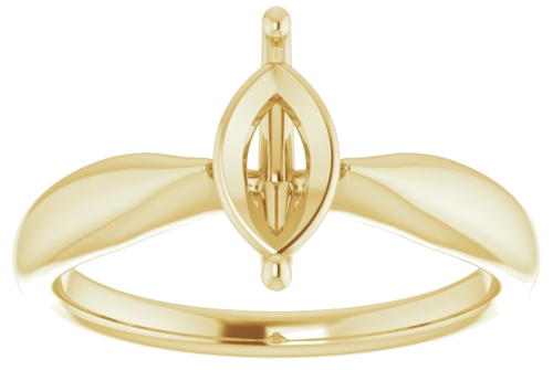 Sužadėtuvių Žiedas „Solitaire“ 585 Geltonojo Aukso Marquise 9mm x 4.5mm (3)