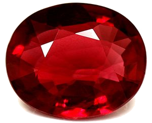 2.33 carat RED Oval Rubinas (1)