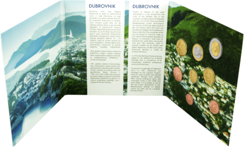 Хърватия 2023 евро монети в комплект (5)