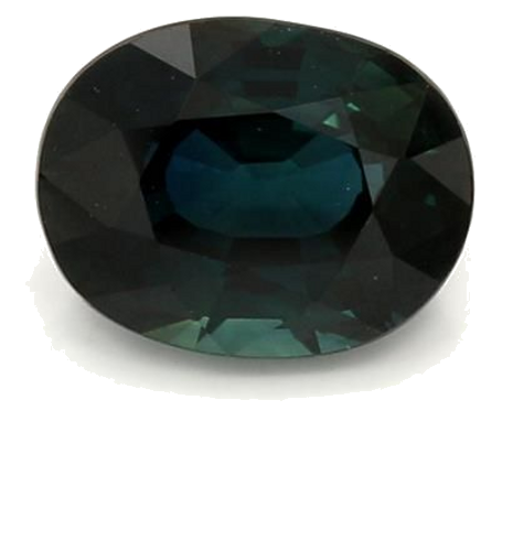 2.63 carat BLUE BRILLIANTSTEP cut Oval Safyras (1)