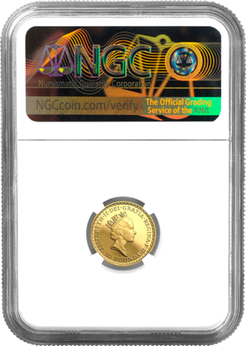 1/10 oz Great Britain Gold coin 1995 PF 65 (2)