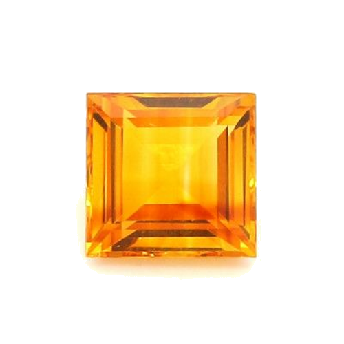 1.8599999999999999 carat ORANGE STEP cut Square Safyras (1)