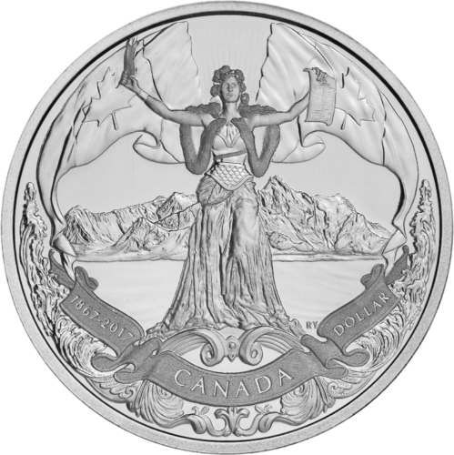 1 Dollar 150th Confederation 2017 Canada Silver Coin (1)