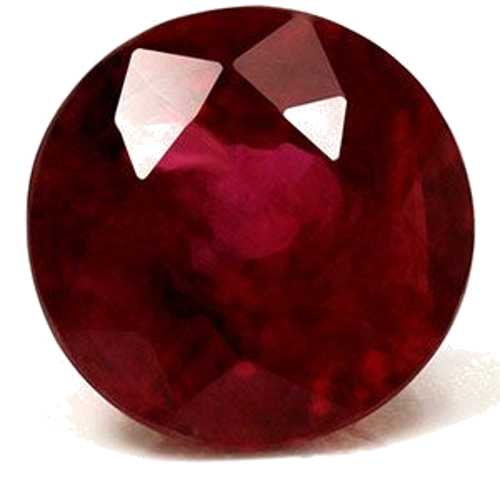 1.22 carat RED Round Rubinas (1)