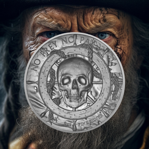 2 oz U.S. Pirates and Sirens Silver Coin (3)