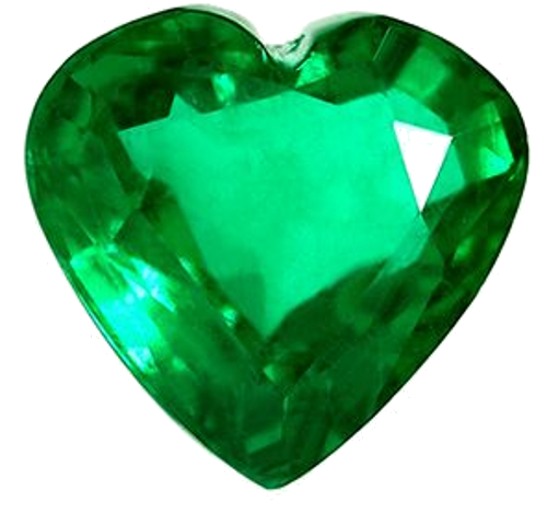 1.52 carat GREEN Heart Smaragdas (1)
