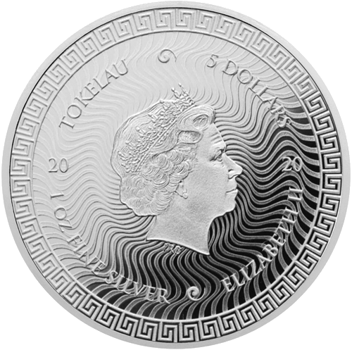 1 oz Diana 2020 Tokelau sidabrinė moneta (2)