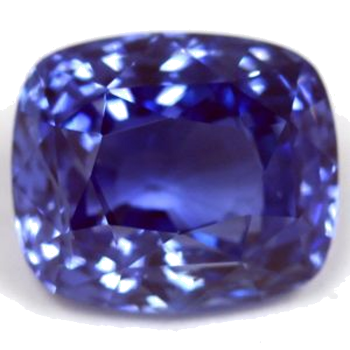3.91 carat BLUE Cushion Safyras (1)
