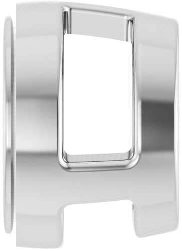 Pakabukas „Round Bezel-Set Slide“ 925 Sidabro Round 5.2mm (3)