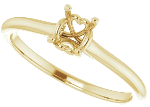 Sužadėtuvių Žiedas „Solitaire“ 585 Geltonojo Aukso Oval 6mm x 4mm (5)