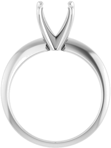 Sužadėtuvių Žiedas „Solitaire“ 950 Platinos Round 7.8mm x 8.6mm (2)