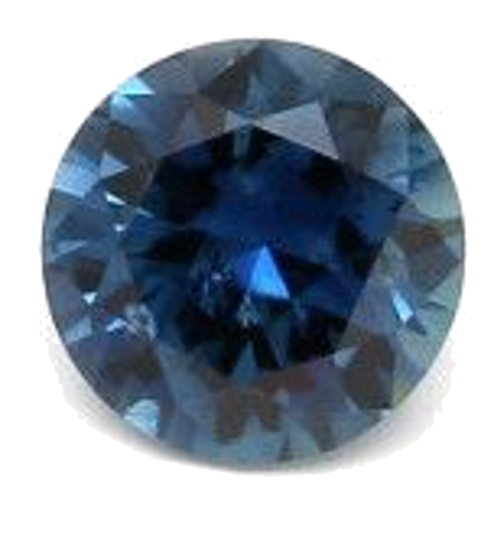 0.32 carat BLUE BRILLIANT cut Round Safyras (1)