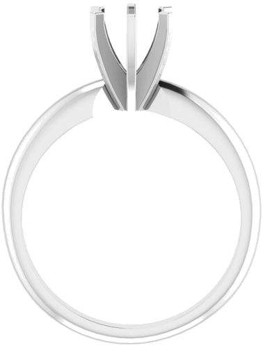 Sužadėtuvių Žiedas „Light Solitaire“ 950 Platinos Round 5.7mm x 6mm (2)