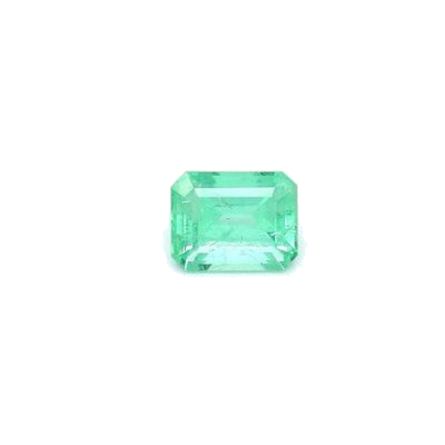 0.81 carat GREEN STEP cut Octagonal Smaragdas (1)