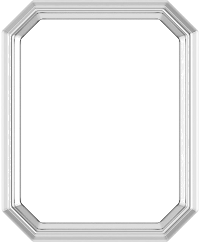 Pakabukas „Solitaire Slide“ 585 Baltojo Aukso Emerald 9mm x 7mm (1)