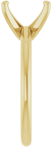 Sužadėtuvių Žiedas „Solitaire“ 585 Geltonojo Aukso Emerald 8mm x 6mm (4)