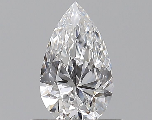 0.45 carat D-SI1 Natūralus Pear Deimantas (1)