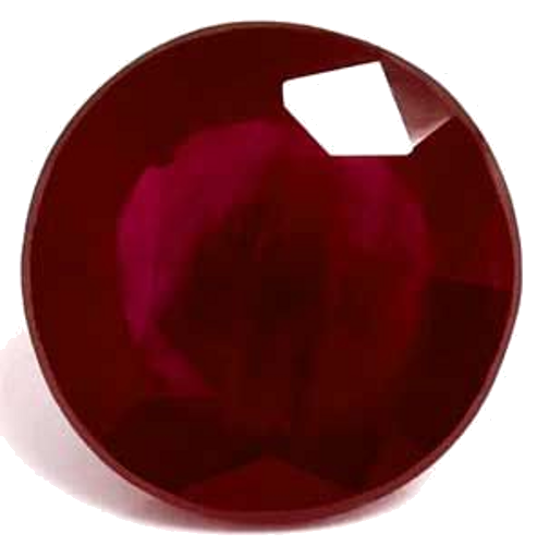 1.24 carat RED Round Rubinas (1)
