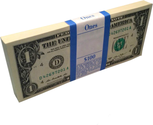 Official 1 USD banking pack (1 USD x 1000 pcs.) (4)