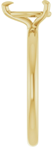 Sužadėtuvių Žiedas „Solitaire“ 585 Geltonojo Aukso Pear Shape 8mm x 5mm (4)