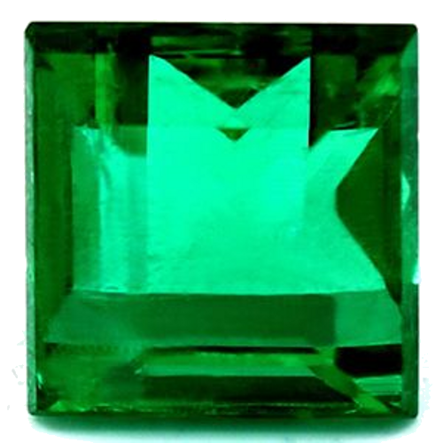 1.77 carat GREEN Square Smaragdas (1)