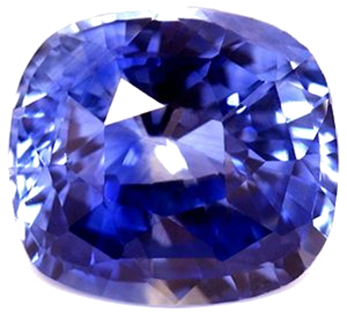 3.04 carat BLUE Cushion Safyras (1)