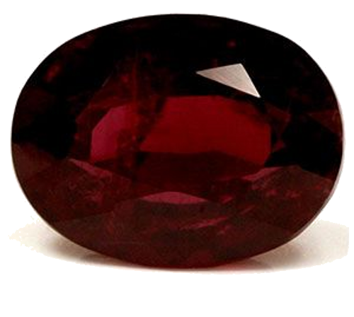 2.14 carat RED Oval Rubinas (1)