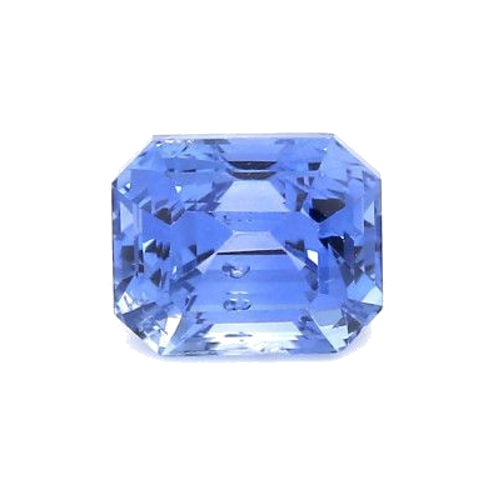 2.87 carat BLUE STEP cut Octagonal Safyras (1)