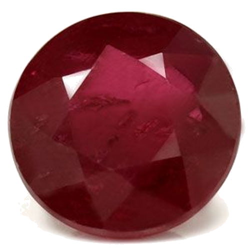 2.46 carat RED Round Rubinas (1)