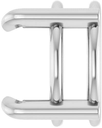 14K White 8 mm Round Pendant Mounting (3)