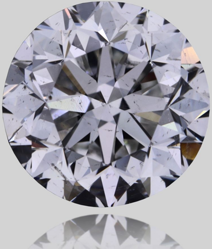 1.01 carat H-SI2 GD cut Natūralus Round Deimantas (1)
