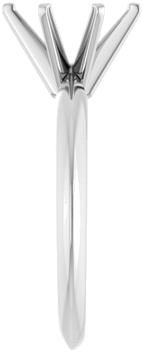 Sužadėtuvių Žiedas „Solitaire“ 585 Baltojo Aukso Oval 9mm x 7mm (4)