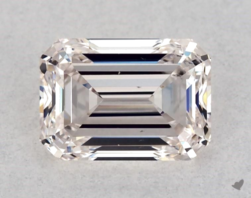 0.5 carat Very Light Pinkish Brown-SI2 Natūralus Emerald Deimantas (1)