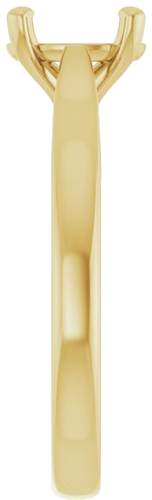 Sužadėtuvių Žiedas „Solitaire“ 417 Geltonojo Aukso Oval 8mm x 6mm (4)