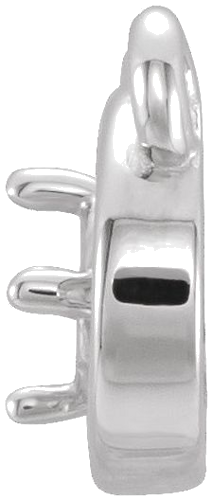 Sterling Silver Accented Infinity-Inspired Necklace Center (2)