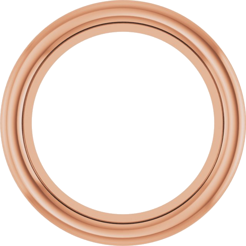 Pakabukas „Solitaire“ 585 Rožinis Aukso Round 6.2mm (1)