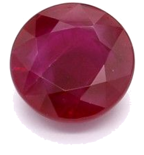 1.95 carat RED BRILLIANTSTEP cut Round Rubinas (1)